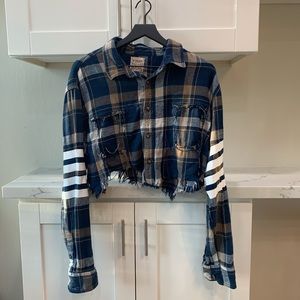 LF Furst of a Kind Cropped Flannel
